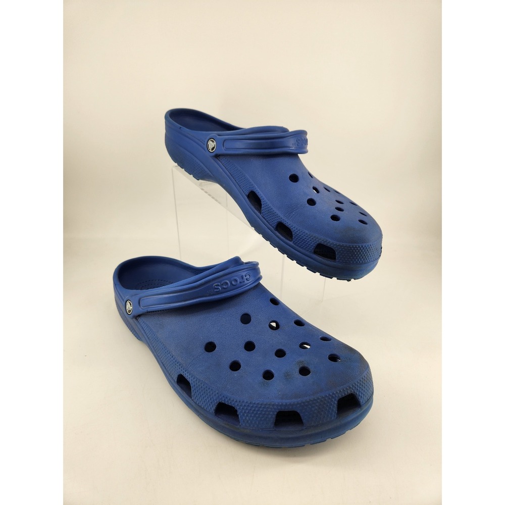 Crocs Classic Clog Mens Size 17‎ Blue Lightweight Breathable Water Shoes